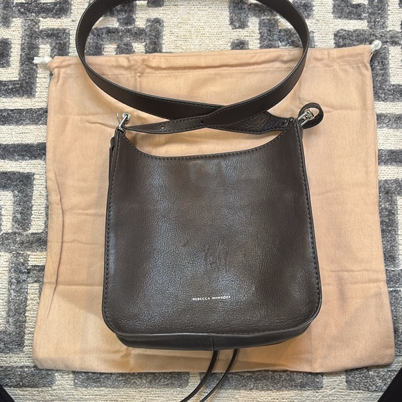 Rebecca Minkoff gray leather crossbody bag - Picture 2 of 4